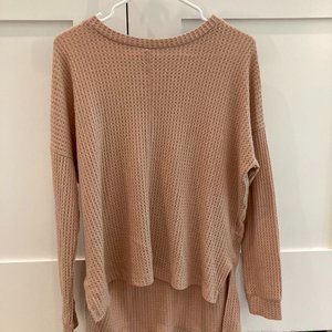 Womens light pink American Eagle Outfitters sweater